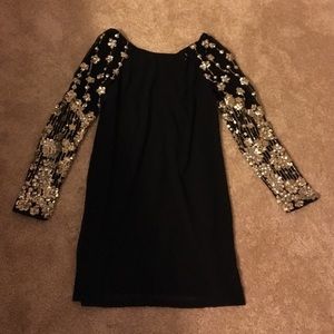 NWOT Soieblu sequin sleeve shift dress